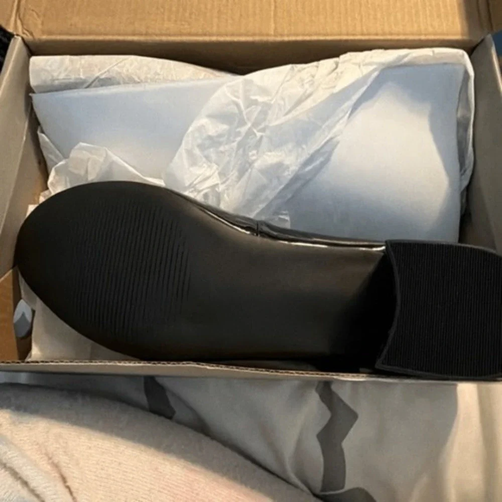 Madden Girl Tutuu Black Patent Leather Low‎ Block Heel Girls 5